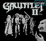 Image de l'ecran titre du jeu Gauntlet II sur Nintendo Game Boy