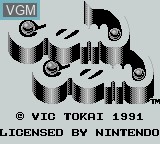 Image de l'ecran titre du jeu Gem Gem sur Nintendo Game Boy