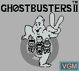 Image de l'ecran titre du jeu Ghostbusters II sur Nintendo Game Boy