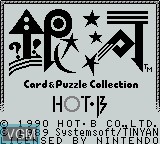 Image de l'ecran titre du jeu Card & Puzzle Collection Ginga sur Nintendo Game Boy