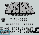 Image de l'ecran titre du jeu Go! Go! Tank sur Nintendo Game Boy