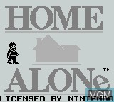 Image de l'ecran titre du jeu Home Alone sur Nintendo Game Boy