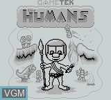 Image de l'ecran titre du jeu Humans, The sur Nintendo Game Boy