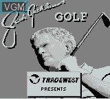 Image de l'ecran titre du jeu Jack Nicklaus Golf sur Nintendo Game Boy