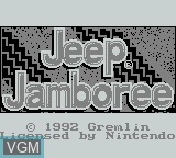 Image de l'ecran titre du jeu Jeep Jamboree - Off Road Adventure sur Nintendo Game Boy