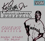 Image de l'ecran titre du jeu Ken Griffey Jr. Presents Major League Baseball sur Nintendo Game Boy