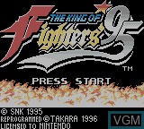 Image de l'ecran titre du jeu King of Fighters '95, The sur Nintendo Game Boy