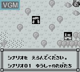 Image du menu du jeu Little Master - Raikuban no Densetsu sur Nintendo Game Boy