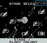 Image du menu du jeu Max sur Nintendo Game Boy