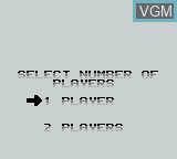 Image du menu du jeu Miner 2049er sur Nintendo Game Boy