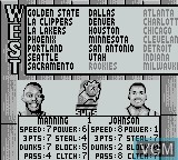 Image du menu du jeu NBA Jam - Tournament Edition sur Nintendo Game Boy