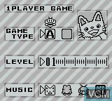 Image du menu du jeu Nontan to Issho - Kuru Kuru Puzzle sur Nintendo Game Boy