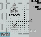 Image du menu du jeu Pac-Man sur Nintendo Game Boy