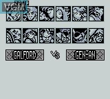 Image du menu du jeu Samurai Shodown sur Nintendo Game Boy