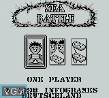 Image du menu du jeu Sea Battle sur Nintendo Game Boy