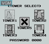 Image du menu du jeu Spanky's Quest sur Nintendo Game Boy
