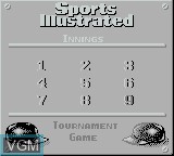 Image du menu du jeu Sports Illustrated - Championship Football & Baseball sur Nintendo Game Boy