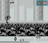 Image du menu du jeu Super Hunchback sur Nintendo Game Boy