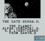 Image du menu du jeu Alien vs. Predator - The Last of His Clan sur Nintendo Game Boy
