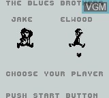 Image du menu du jeu Blues Brothers, The sur Nintendo Game Boy
