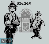 Image du menu du jeu Blues Brothers, The - Jukebox Adventure sur Nintendo Game Boy