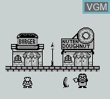 Image du menu du jeu BurgerTime Deluxe sur Nintendo Game Boy