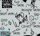 Image du menu du jeu Cool Spot sur Nintendo Game Boy