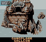 Image du menu du jeu Donkey Kong Land 2 sur Nintendo Game Boy