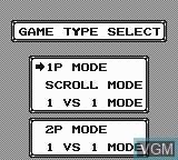 Image du menu du jeu Final Reverse sur Nintendo Game Boy