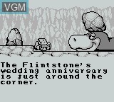 Image du menu du jeu Flintstones, The - King Rock Treasure Island sur Nintendo Game Boy