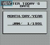 Image du menu du jeu InfoGenius Productivity Pak - Personal Organizer and Phone Book sur Nintendo Game Boy