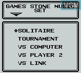 Image du menu du jeu Ishido - The Way of Stones sur Nintendo Game Boy