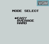 Image du menu du jeu Koro Dice sur Nintendo Game Boy