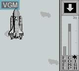 Image in-game du jeu Lunar Lander sur Nintendo Game Boy