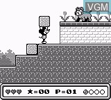 Image in-game du jeu Mickey's Dangerous Chase sur Nintendo Game Boy