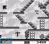 Image in-game du jeu Miner 2049er sur Nintendo Game Boy