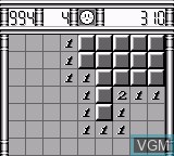 Image in-game du jeu Minesweeper sur Nintendo Game Boy