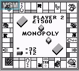 Image in-game du jeu Monopoly sur Nintendo Game Boy