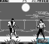 Image in-game du jeu Mortal Kombat II sur Nintendo Game Boy
