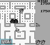 Image in-game du jeu Ms. Pac-Man sur Nintendo Game Boy