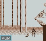 Image in-game du jeu Pocahontas sur Nintendo Game Boy
