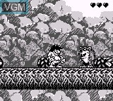 Image in-game du jeu Prehistorik Man sur Nintendo Game Boy