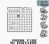 Image in-game du jeu Sea Battle sur Nintendo Game Boy