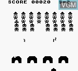 Image in-game du jeu Space Invaders sur Nintendo Game Boy