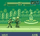Image in-game du jeu Gekitou Power Modeler sur Nintendo Game Boy
