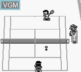 Image in-game du jeu Tennis sur Nintendo Game Boy