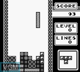 Image in-game du jeu Tetris sur Nintendo Game Boy