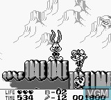 Image in-game du jeu Tiny Toon Adventures 2 - Montana's Movie Madness sur Nintendo Game Boy