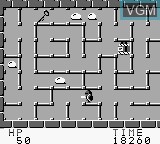 Image in-game du jeu Druaga no Tou sur Nintendo Game Boy