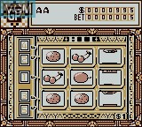 Image in-game du jeu Vegas Stakes sur Nintendo Game Boy